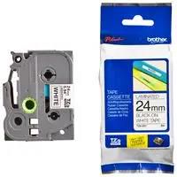 TAPE, BLACK ON WHITE, 24MM W, 8M L TZE-251