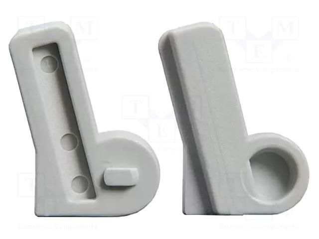 Rail DIN clip; for meter; grey; plastic SONEL WAPOZUCH2