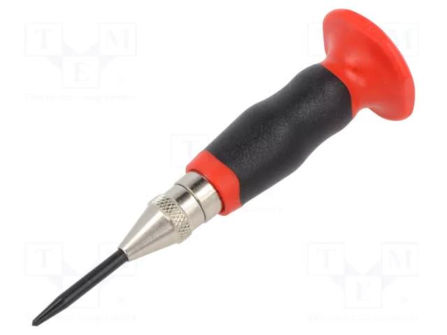 Automatic center punch; Ø: 17mm; L: 130mm; Ø: 6mm; 180÷250N RENNSTEIG REN.430231