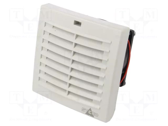 Fan: DC; axial; 120x120x81mm; 22m3/h; 49dBA; IP54; Cutout: 92x92mm STEGO 01870.2-30