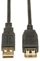 USB CABLE, 2.0 TYPE A PLUG-RCPT, 3FT U024-003