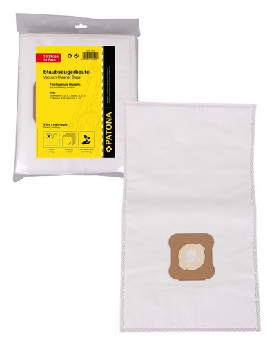 PATONA 10 vacuum cleaner bag multilayered fleece f. Kirby G1 G2 G3 G4 G5 G6 G7 G8 G9 G10, PATONA 9602 4055655215022