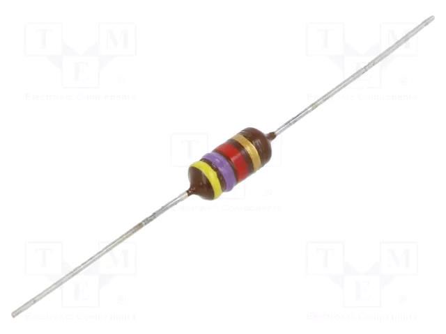 Inductor: ferrite; THT; 4.7mH; 90mA; 20Ω; ±20%; Ø5.2x12mm EPCOS B82144A2475J000
