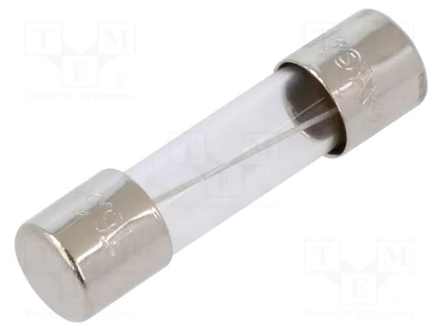 Fuse: fuse; 6.3A; 250VAC; time-lag; cylindrical,glass; 5x20mm; S506 EATON/BUSSMANN BK1-S506-6-3-R