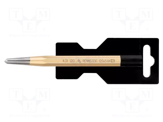 Centre punch; L: 120mm; Spanner: 10mm; Ø: 5mm RENNSTEIG REN.4311200SB