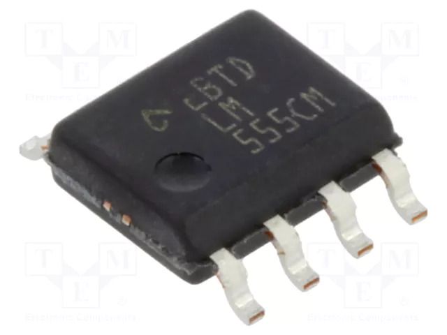 IC: peripheral circuit; astable,monostable,RC timer; 4.5÷16VDC TEXAS INSTRUMENTS LM555CM/NOPB