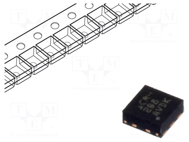 IC: power switch; 3A; Ch: 1; N-Channel; SMD; WSON6; reel,tape TEXAS INSTRUMENTS TPS22810DRVR