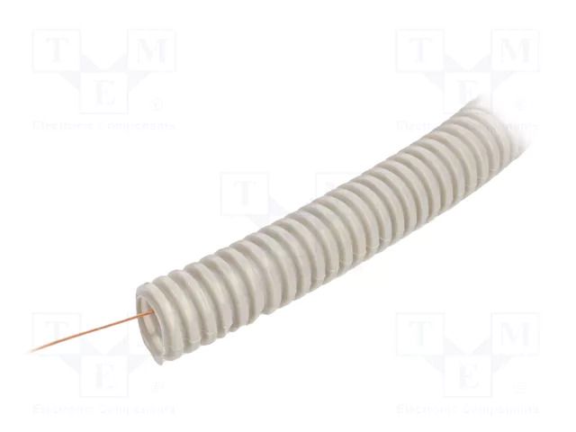 Protective tube; Size: 20; PVC; black; L: 50m; with pilot wire; 320N PAWBOL PW-6161A-50P