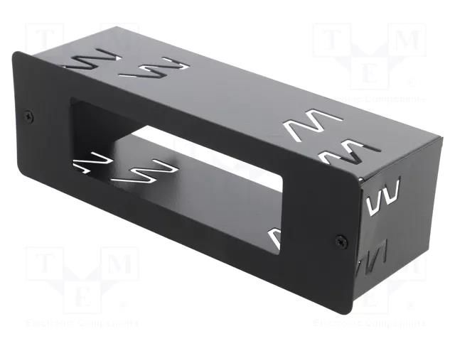Mounting half frame for CB radio; President; with center hole 4CARMEDIA PCB.TYP.19