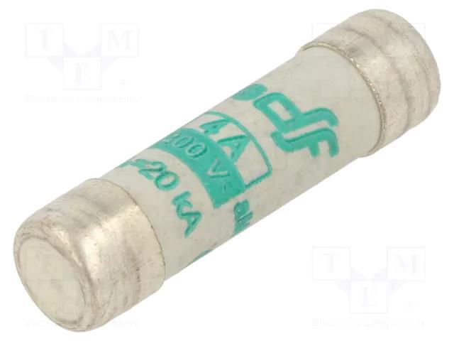 Fuse: fuse; 4A; 400VAC; aM; ceramic,cylindrical,industrial; 8x31mm DF ELECTRIC 411204