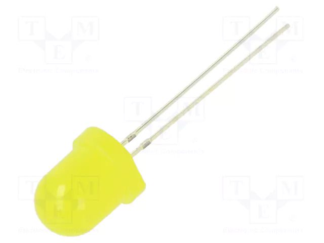 LED; yellow; 8mm; blinking; 220÷330mcd; 60°; 3÷5VDC; 20mA; 1.8Hz OPTOSUPPLY OSY5JS8134A