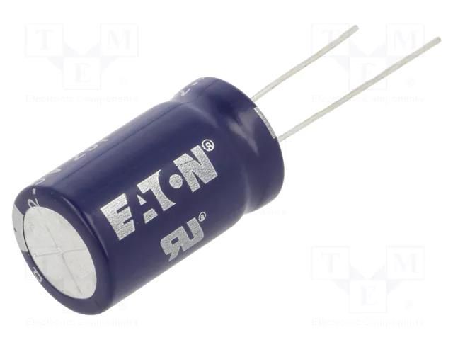 Supercapacitor; THT; 25F; 2.5VDC; -10÷30%; Ø16x28mm; 40mΩ; 28uA EATON ELECTRONICS HB1625-2R5256-R