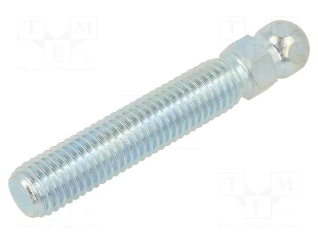 Pin; M14; steel; Ø: 15mm; Plating: zinc; Thread len: 66mm FATH FA-098DM14066M