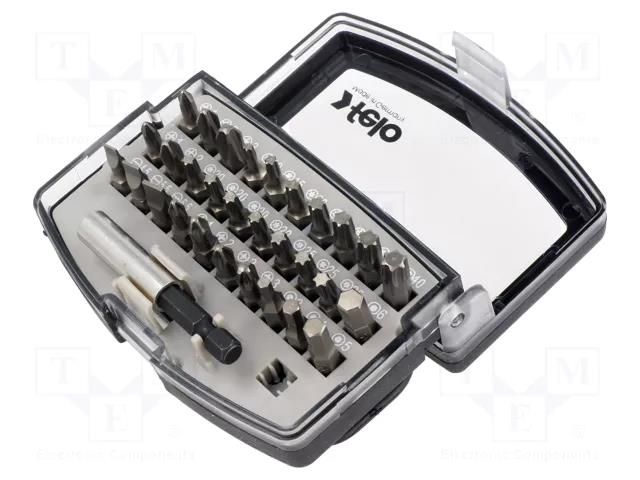 Kit: screwdriver bits; Phillips,Pozidriv®,slot,Torx®; 25mm FELO FL02013116
