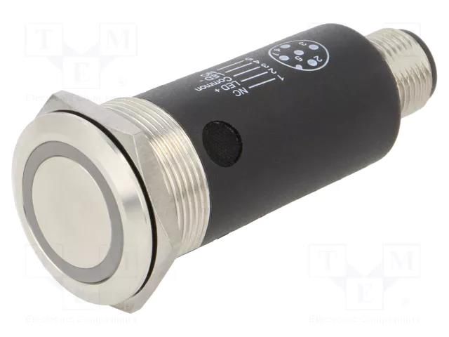 Switch: vandal resistant; Pos: 2; SPDT; 0.6A/35VAC; 600mA/35VDC EAO 82-6657.2114