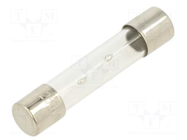 Fuse: fuse; 10A; 250VAC; time-lag; glass; 6.3x32mm; TSA; brass OPTIFUSE TSA-10A