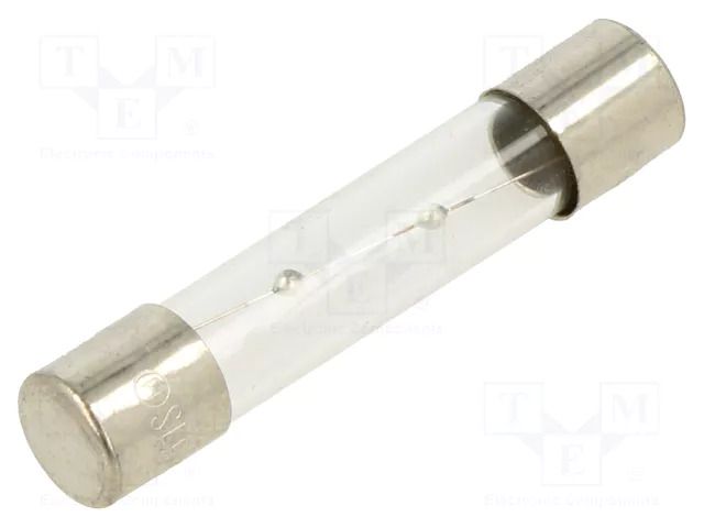 Fuse: fuse; 3.5A; 250VAC; time-lag; glass; 6.3x32mm; TSA; brass OPTIFUSE TSA-3.5A