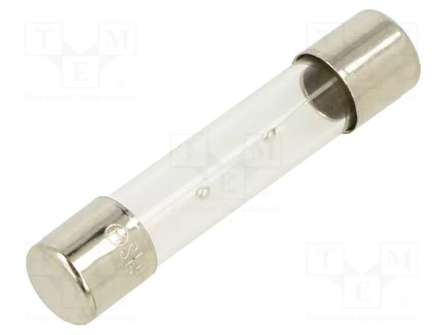 Fuse: fuse; 315mA; 250VAC; time-lag; glass; 6.3x32mm; TSA; brass OPTIFUSE TSA-315MA