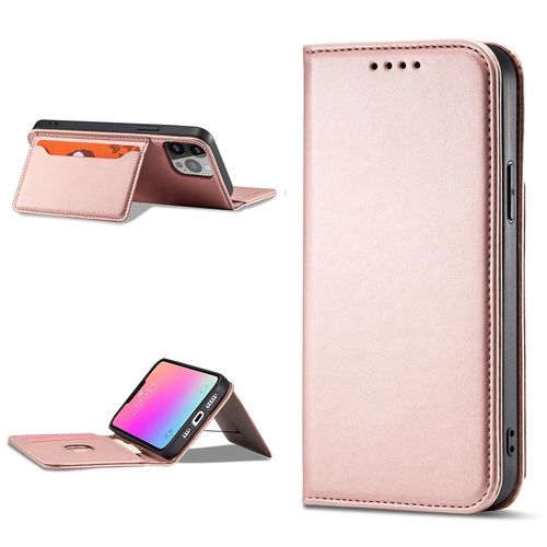 Magnet Card Case case for iPhone 14 Pro Max flip cover wallet stand pink, Hurtel 5907769347788 5907769347788