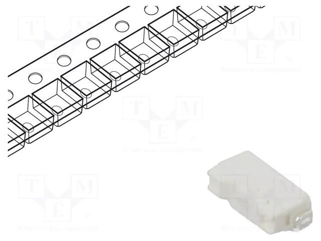 LED; SMD; red; 112÷280mcd; 2.85x0.8x1.2mm; 110°; 20mA; λd: 631nm LITEON LTST-108KRKT