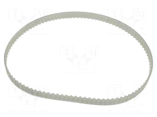 Timing belt; T5; W: 10mm; H: 2.2mm; Lw: 510mm; Tooth height: 1.2mm OPTIBELT T5-510-10-77ZA