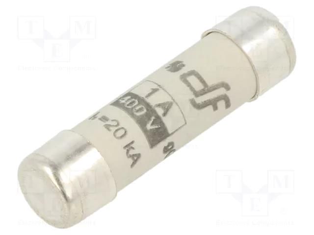 Fuse: fuse; 1A; 400VAC; gG; ceramic,cylindrical,industrial; 8x31mm DF ELECTRIC 420501