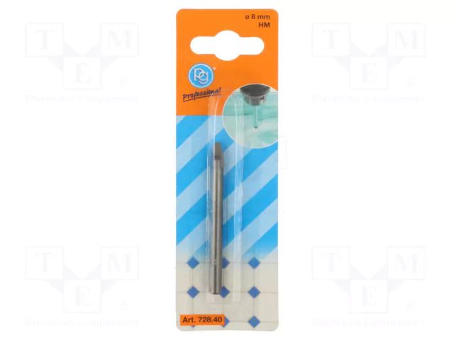 Drill bit; Ø: 8mm; Drill Bit: for glass; ceramics,glass PG PROFESSIONAL PG-728.40