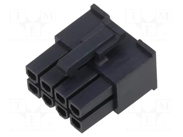 Connector: wire-wire/PCB; plug; female; Mini-Fit Jr; 4.2mm; PIN: 8 MOLEX MX-46992-0810