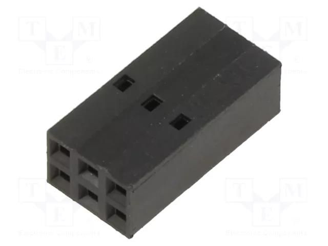 connector CGrid SL Hsg Opt A DR NPolar 6Ckt MOLEX MX-22-55-2061