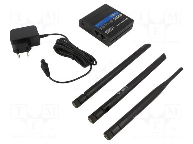 Module: router LTE; DDR2; 16MBFLASH,128MBSRAM; 83x25x74mm; IP30 TELTONIKA RUT200
