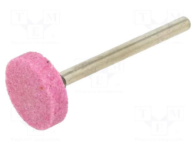 Grindingstone; Ø: 15mm; Ø: 3mm; aluminium oxide; Mounting: rod 3mm PG PROFESSIONAL PG-MD.003