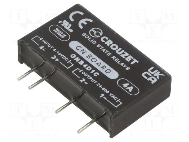 Relay: solid state; Ucntrl: 4÷10VDC; Variant: current source; GN CROUZET GNB4D1C