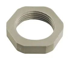 GLAND LOCKNUT, NYL 6, BLK, M25X1.5MM THK 7211 977