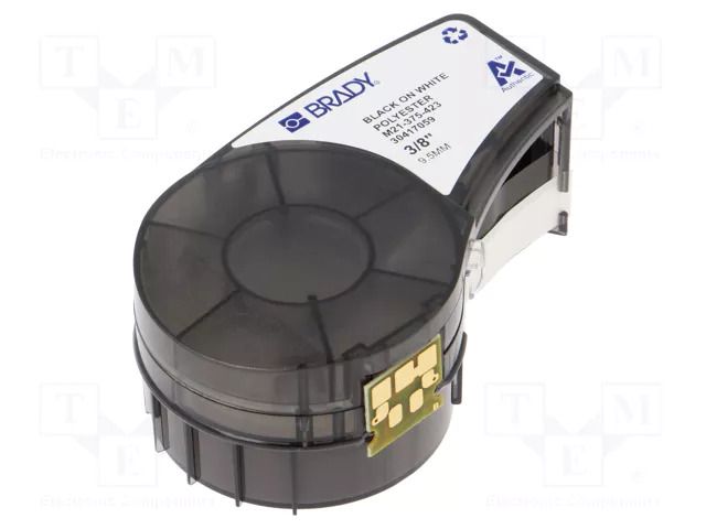 Tape; 9.5mm; 6.4m; white; Character colour: black; self-adhesive BRADY BRADY-110896