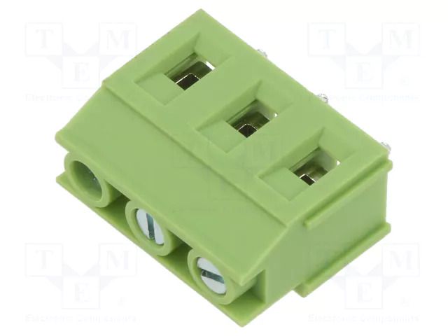 Connector: PCB terminal block; terminal; 20A; 300V; angled 90° XINYA XY129VB-3P-7.5-GN