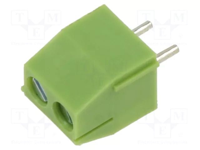 Connector: PCB terminal block; terminal; angled 90°; on PCBs XINYA XY350V-2P-3.5-GN