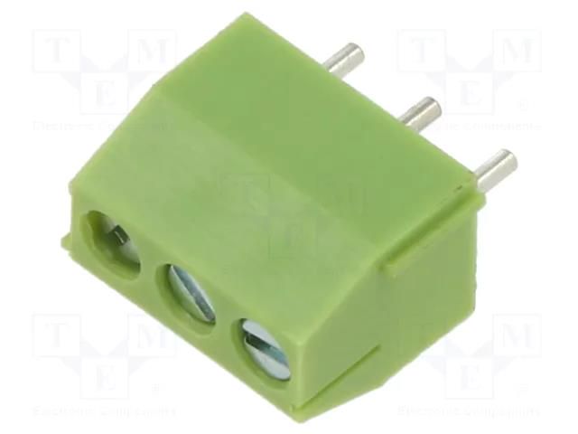 Connector: PCB terminal block; terminal; angled 90°; on PCBs XINYA XY350V-3P-3.5-GN