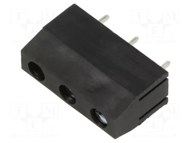 Connector: PCB terminal block; terminal; angled 90°; on PCBs XINYA XY705V-3P-7.5-BK
