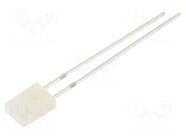 LED; white warm; rectangular; 6.95x4.8x4.95mm; 500÷750mcd; 100° OPTOSUPPLY OSM5YK71A2B