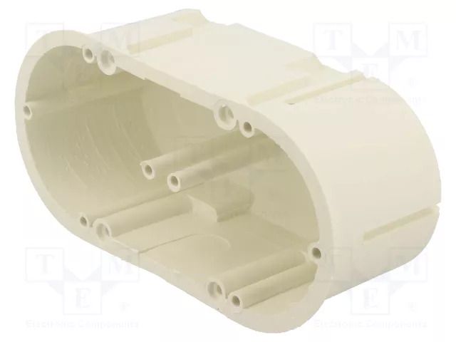 Enclosure: junction box; Ø: 62mm; Z: 60mm; plaster embedded; white JONEX JX-PK-62/60-WH