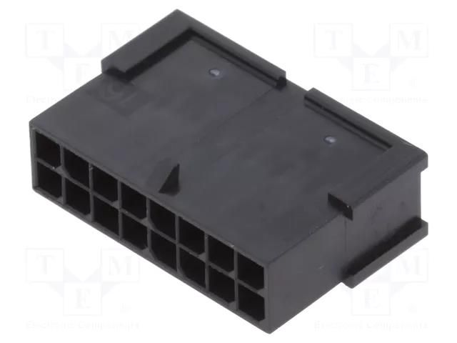 connector MicroFit 3.0 Plug DR FreeHang 16Ckt MOLEX MX-43020-1601