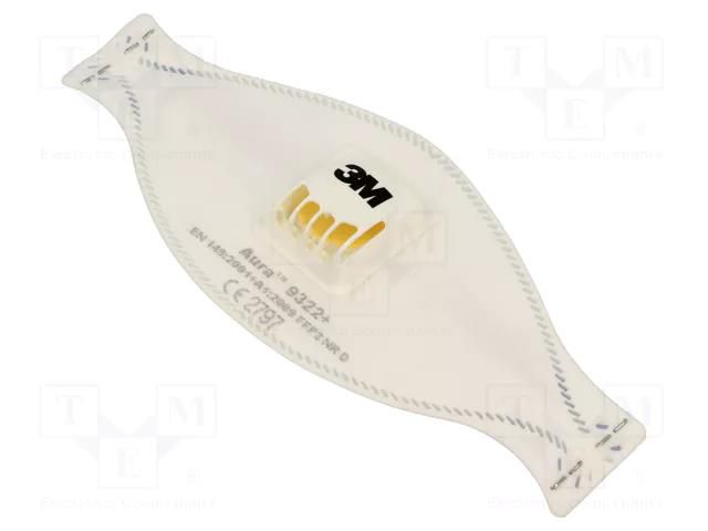 Dust respirator; FFP2 NR D; disposable,with valve 3M 3M-7000088730