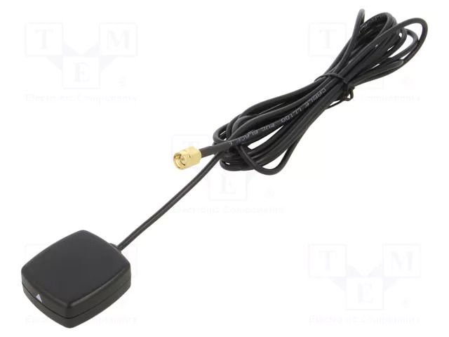 Antenna; BEIDOU,Galileo,GNSS,GPS,QZSS; magnet,for ribbon cable 2J Antennas 4D01MPCF300LLSMA