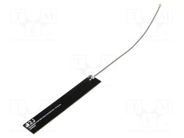 Antenna; 2G,3G,4G,GSM,LTE; 0.3dBi,1.5dBi,2.8dBi; glued; MC137 2J Antennas P0624P015MC137UFL