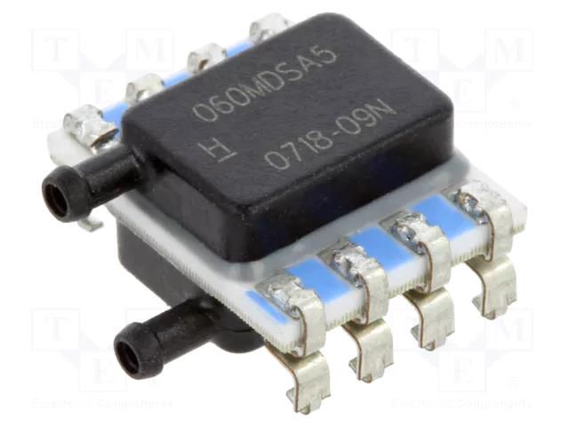 Sensor: pressure; -60÷60mbar; differential; OUT: SPI; SMT; -40÷85°C HONEYWELL SSCMRRN060MDSA5