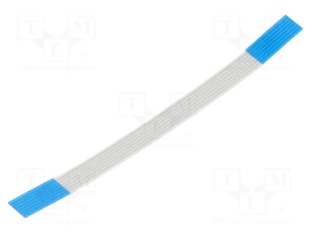 FFC tape; Cores: 6; Tape ph: 0.5mm; contacts on the same side MOLEX MX-15166-0053