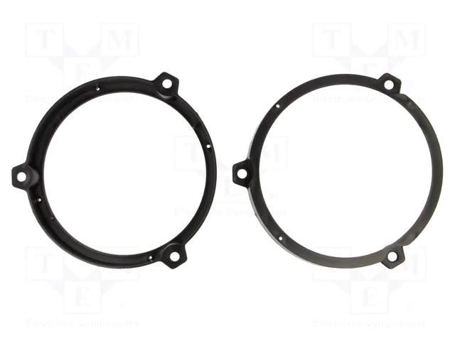 Speaker frame; 165mm; Kia; Kia Rio IV 2017->; 2pcs. 4CARMEDIA RAM-20.510/K