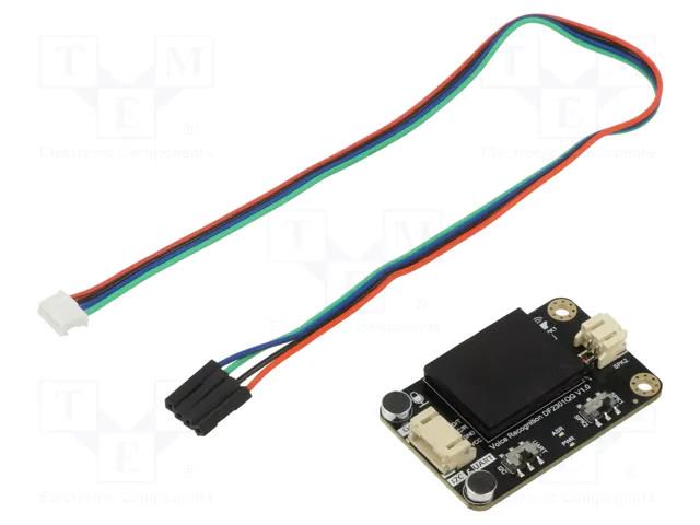 Module: communication; speech recognition; I2C,UART; 3.3÷5VDC DFROBOT DF-SEN0539-EN