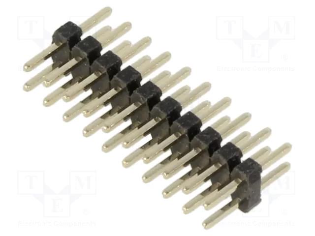 Connector: pin strips; pin header; male; PIN: 20; Pitch: 2mm; THT; 2A HARWIN M22-2021005