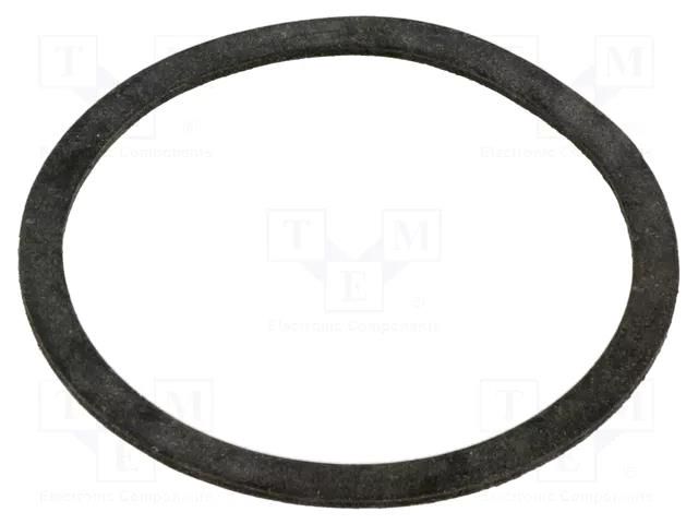 Gasket; chloroprene; Thk: 1.5mm; Øint: 62.5mm; Øout: 73mm; M63; black HELLERMANNTYTON AWS-M63-CR-BK